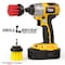 Drill Brush Power Scrubber By Useful Products 5 in W 5 in L Brush, Variety 2in-L-RY-QC-DB - alternate 2